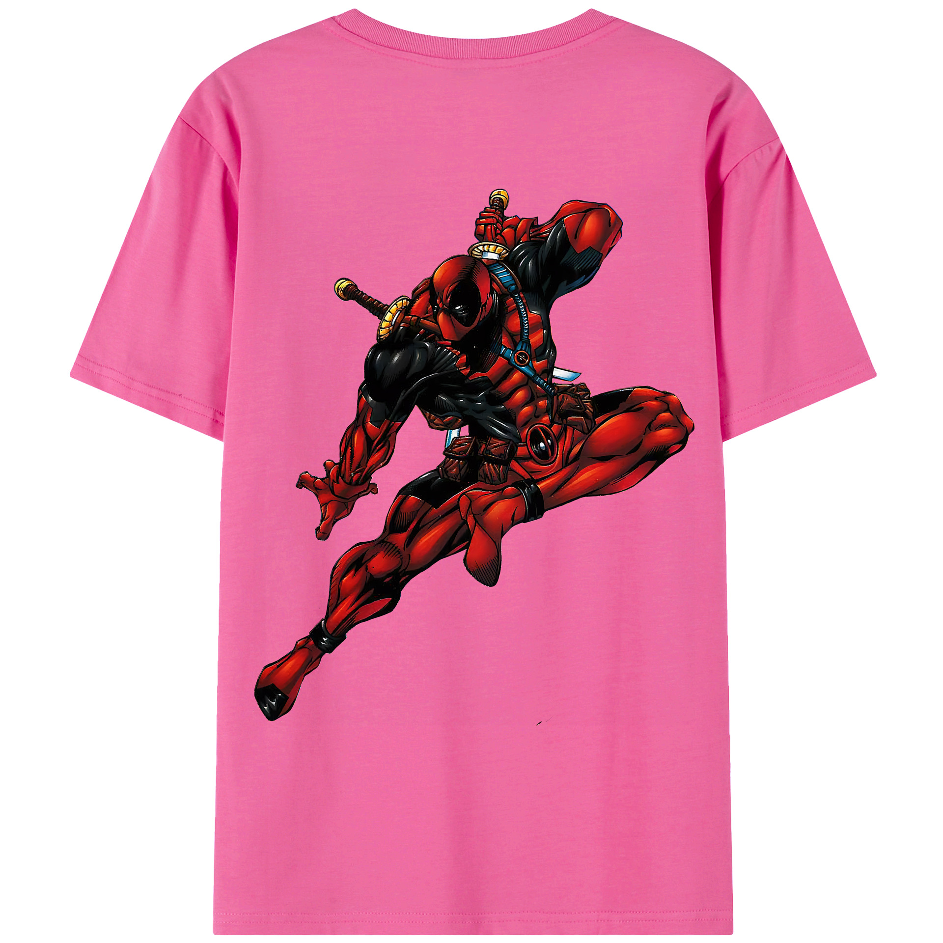 （画像用） Deadpool デッドプール レディース半袖Tシャツ(バックプリント)